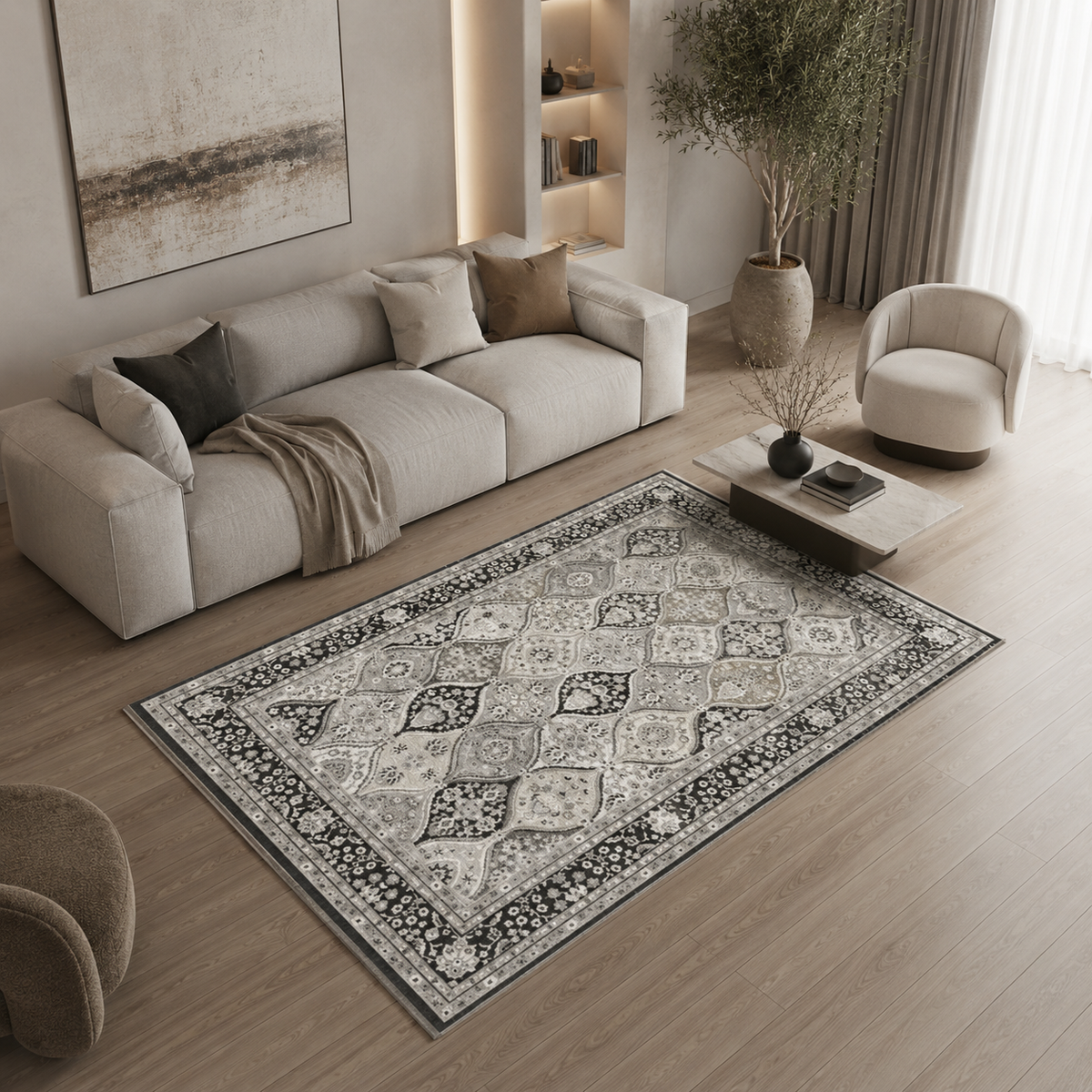Tapis Oriental Gris - Azad
