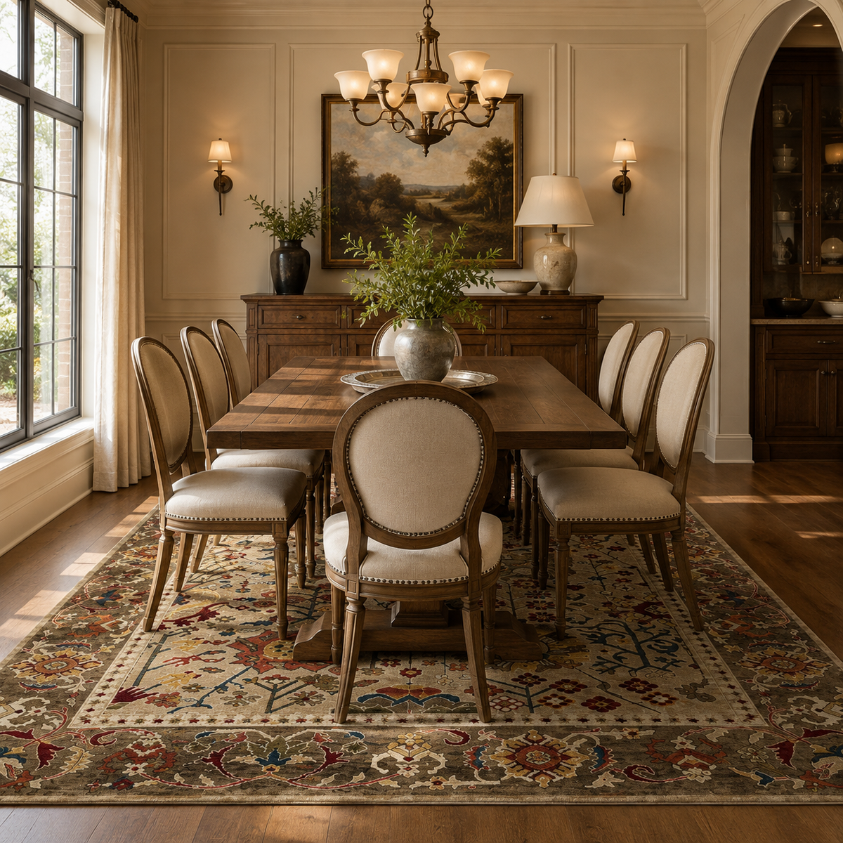 Tapis Oriental Beige - Zahra