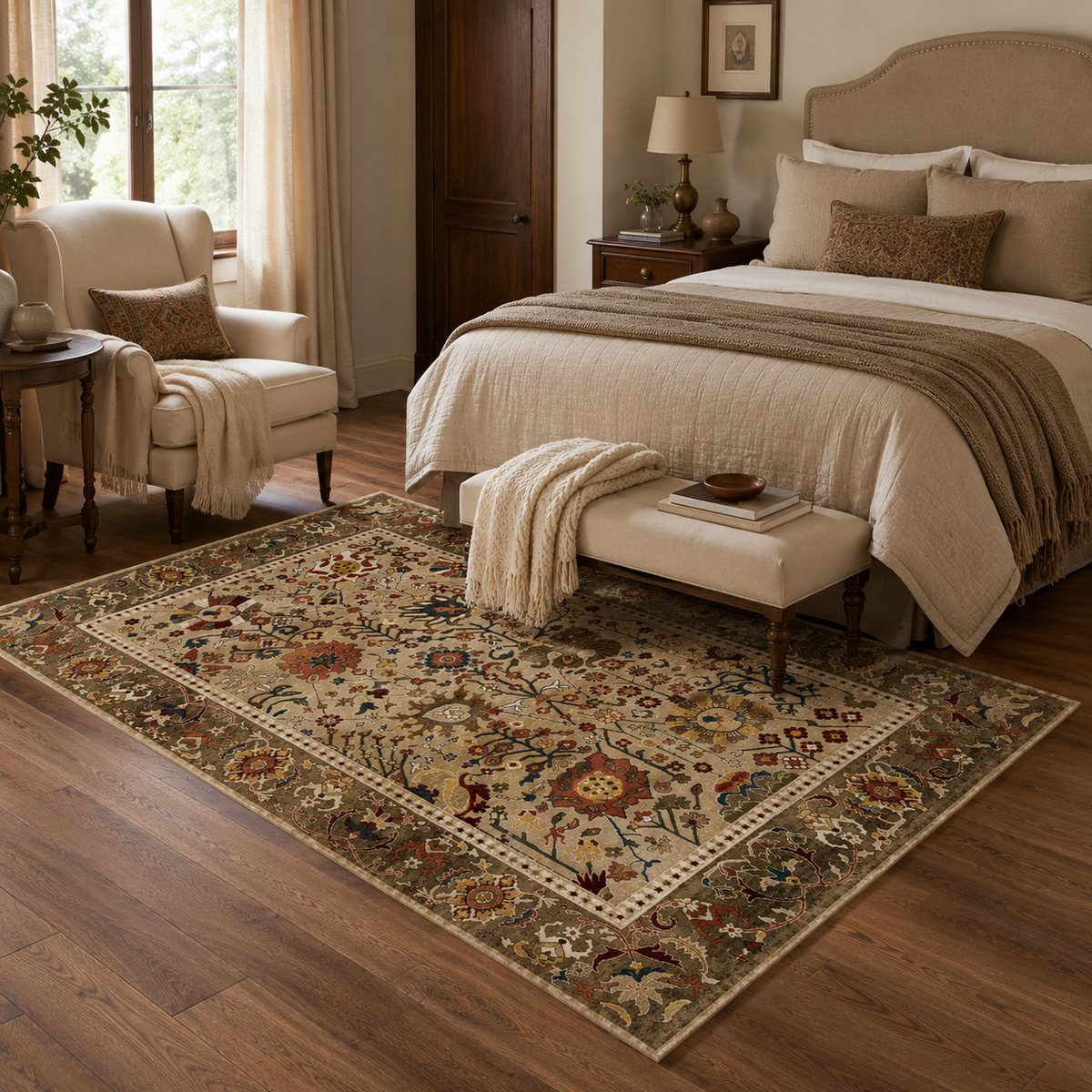 Tapis Oriental Beige - Zahra