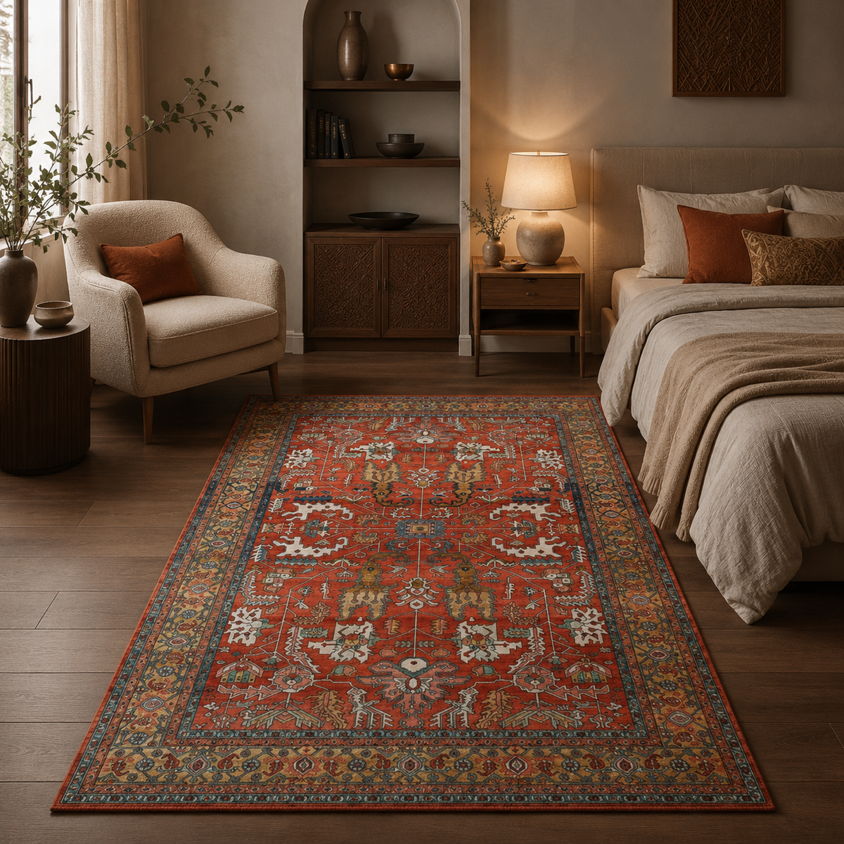 Tapis Oriental Rouge - Zayn