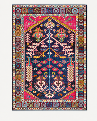 Tapis Oriental Bleu Multicolore - Darya