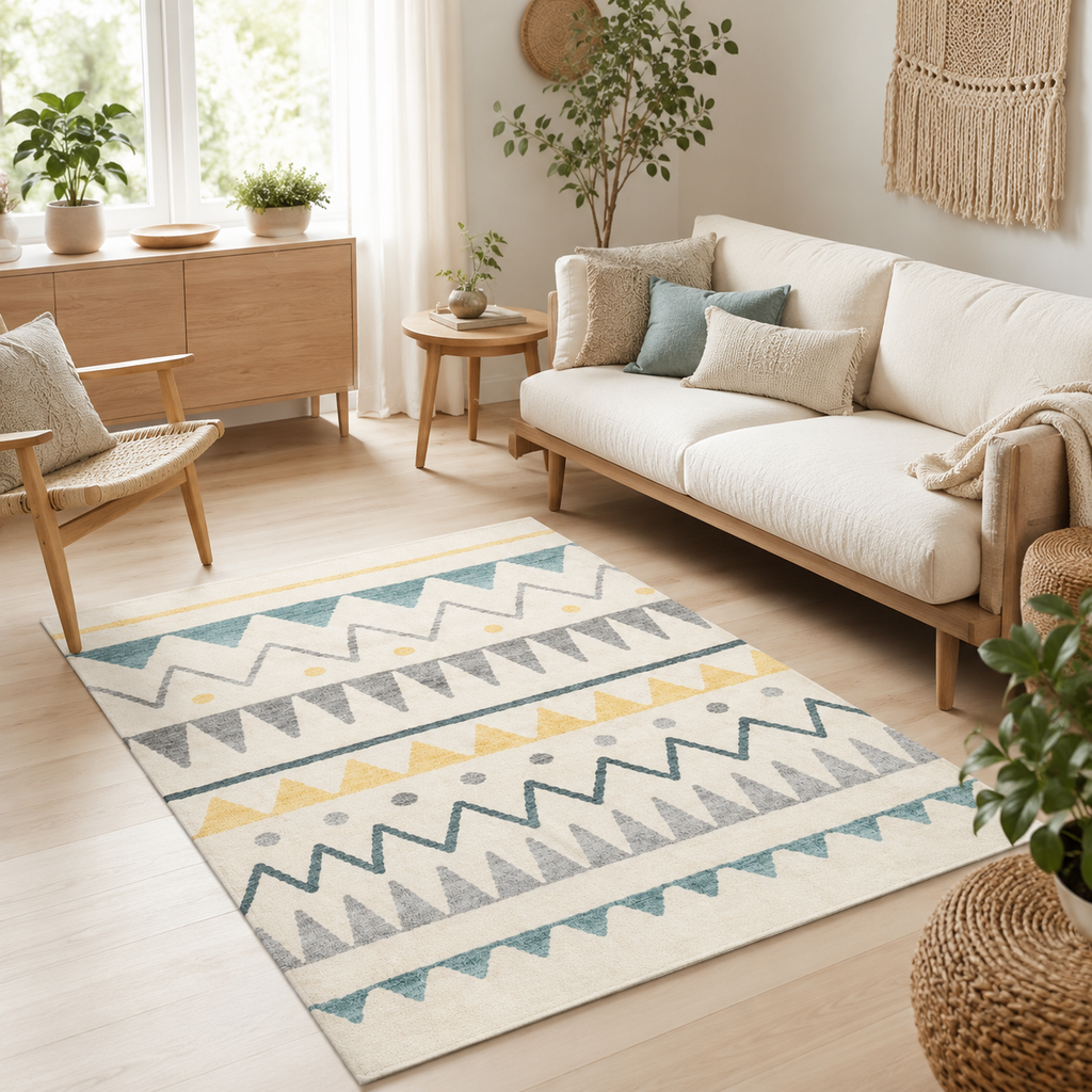 Tapis Berbère Crème - Atlas