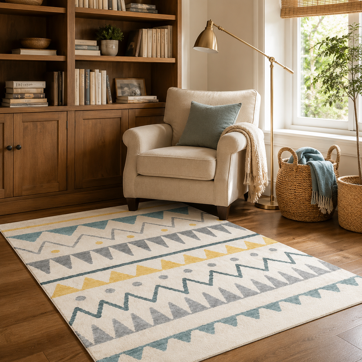 Tapis Berbère Crème - Atlas