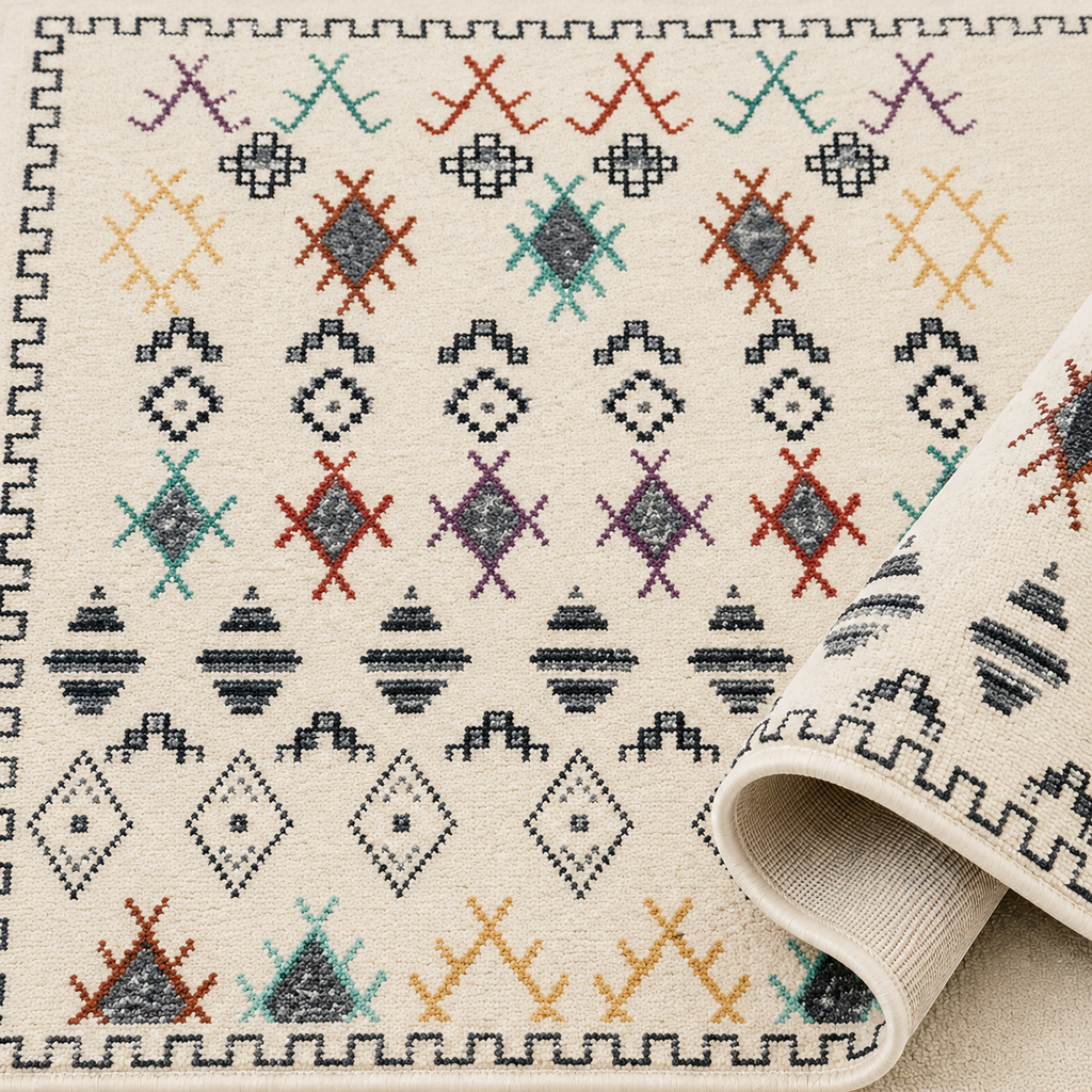 Tapis Berbère Crème - Rif