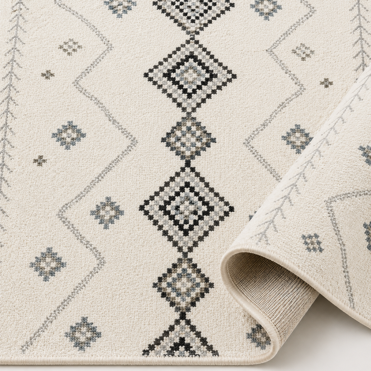 Tapis Berbère Crème - Taza