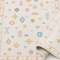 Tapis Berbère Crème Multicolore - Ourika