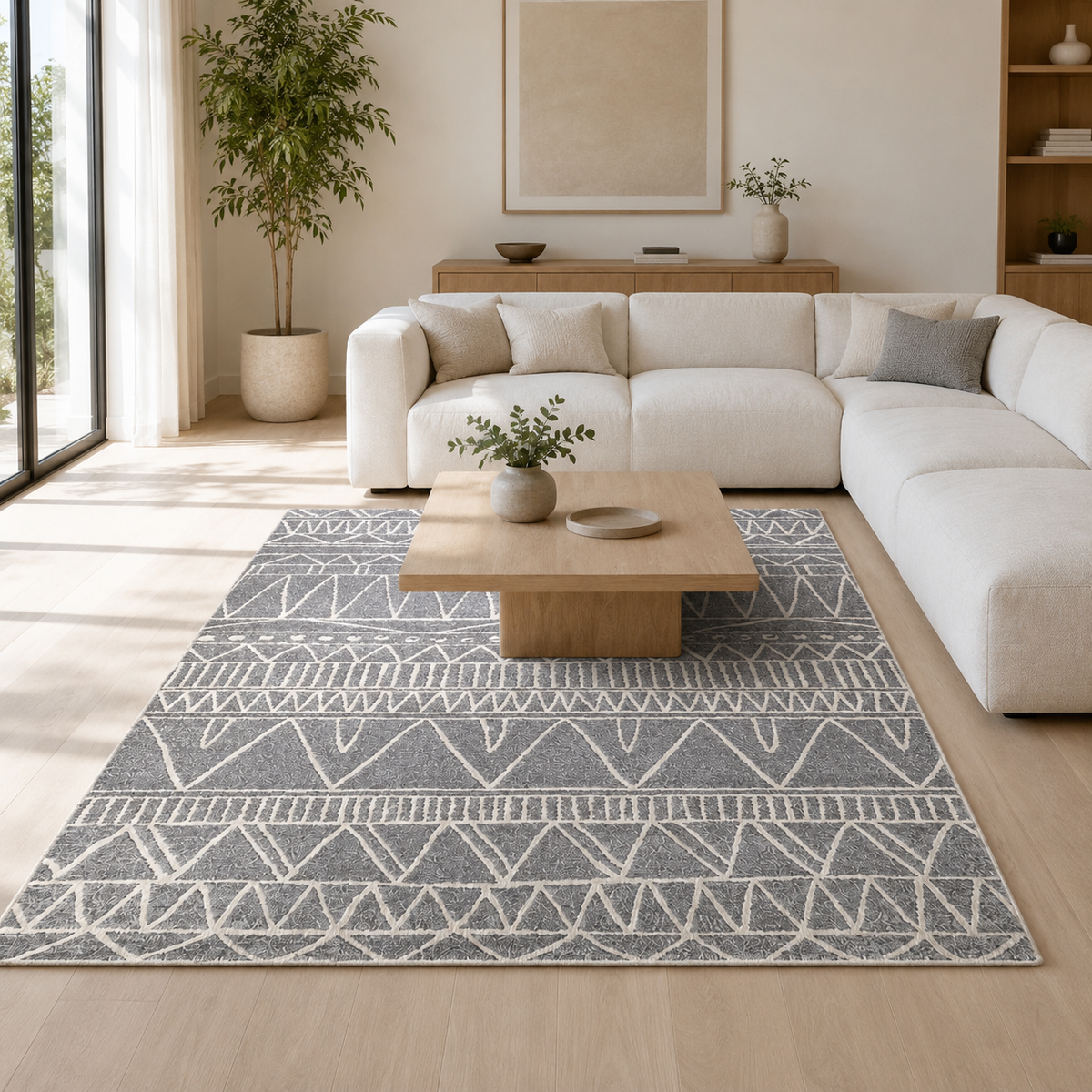 Tapis Berbère Gris - Rissani