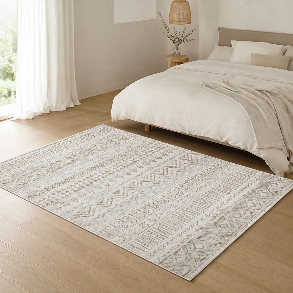 Tapis Berbère Ivoire Doré - Niya