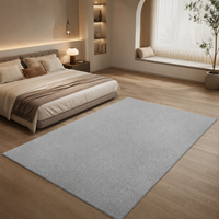 Tapis Uni Gris Clair - Elio