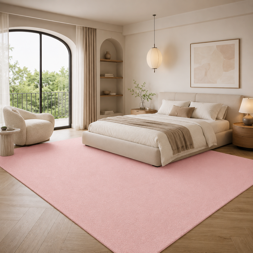 Tapis Uni Rose - Mia