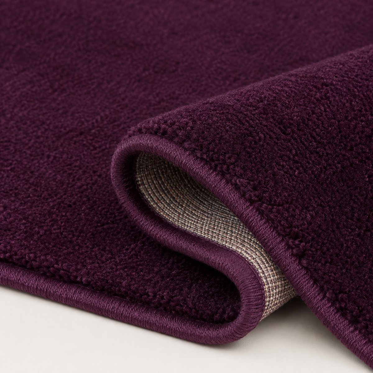Tapis Uni Pourpre - Zayna