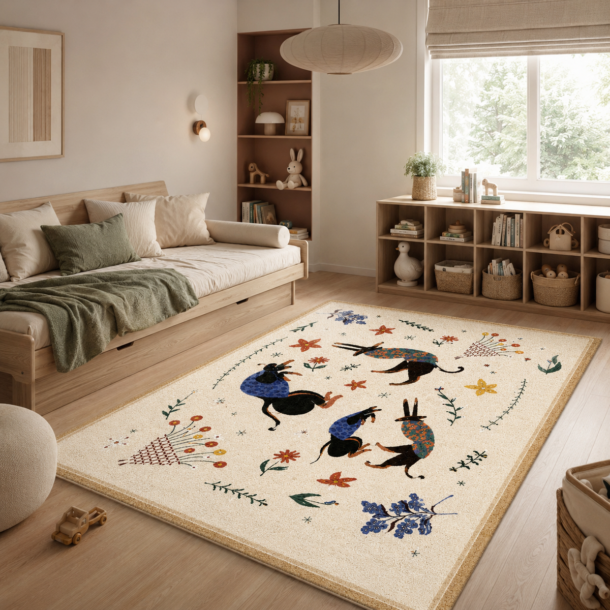 Tapis Enfants Crème - Nino