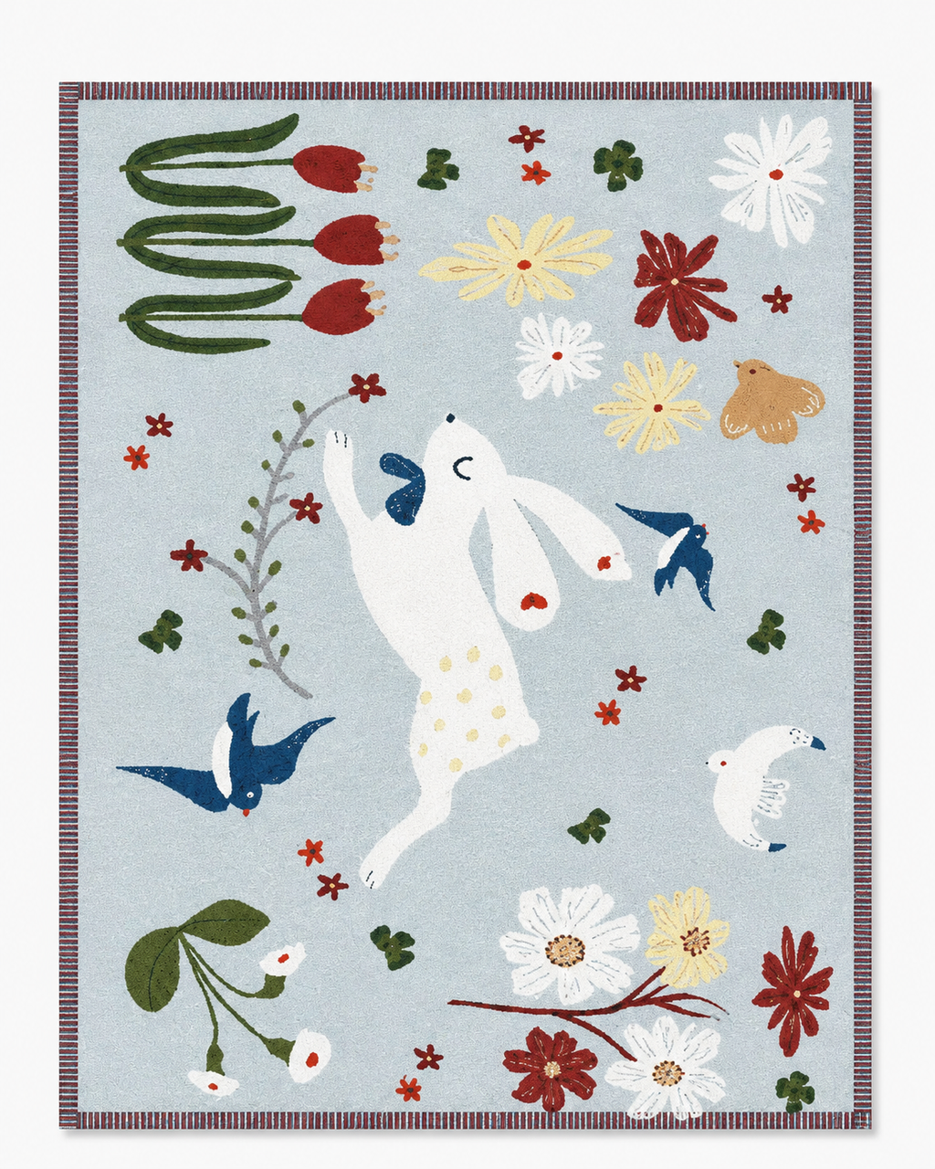 Tapis Enfant Bleu Ciel - Poppy