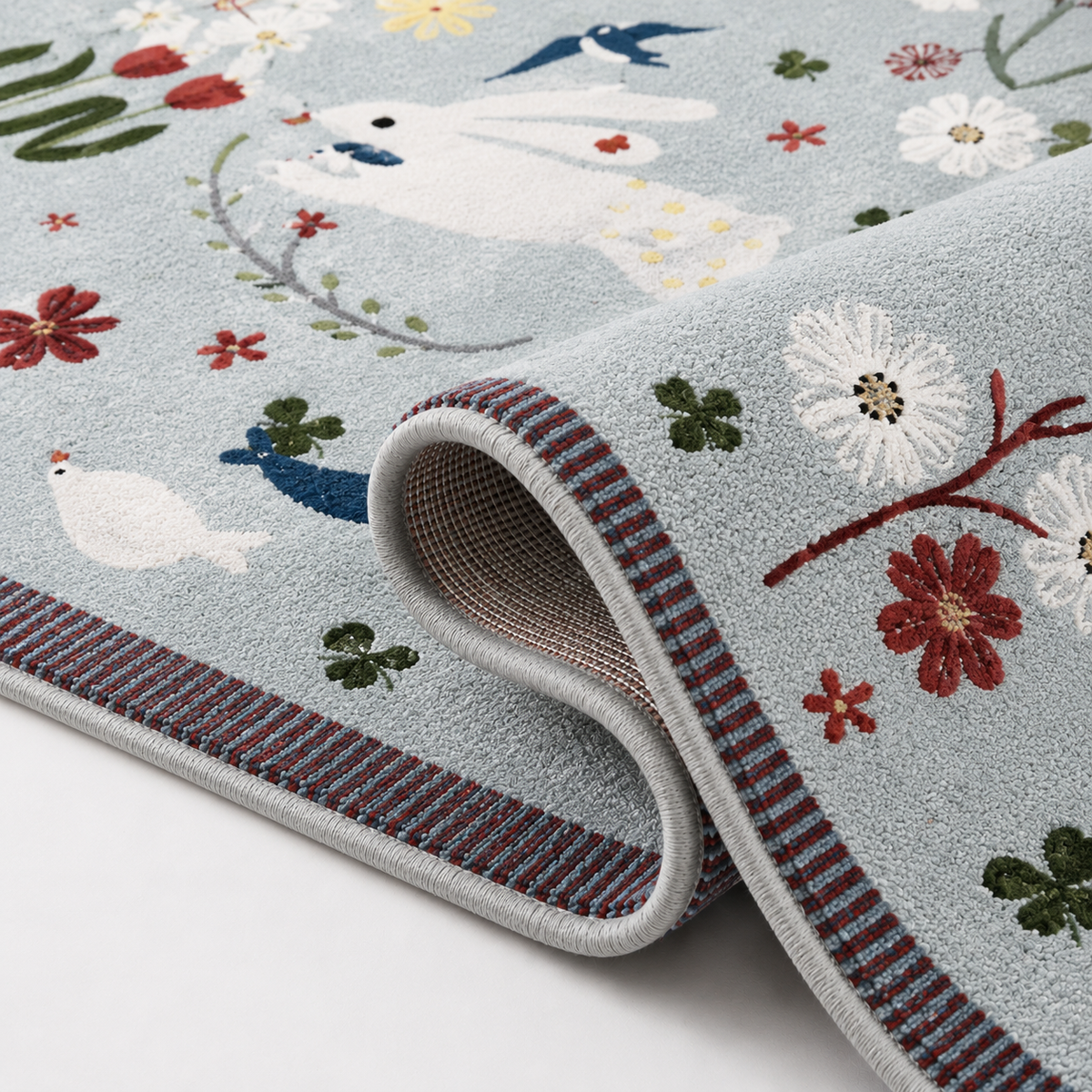 Tapis Enfant Bleu Ciel - Poppy