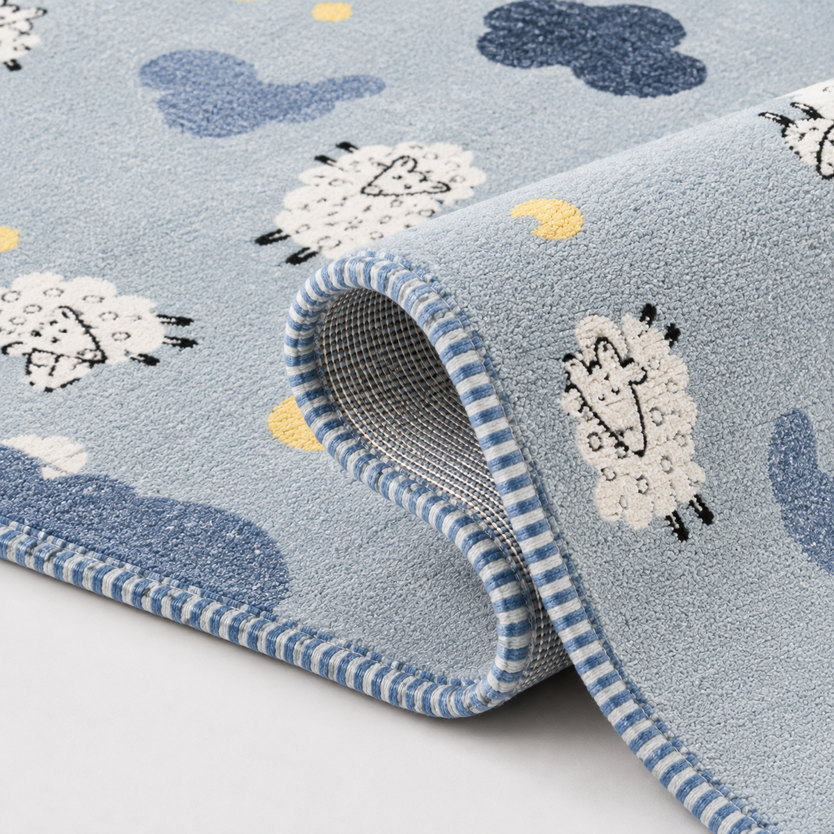 Tapis Enfant Bleu Ciel - Maloé