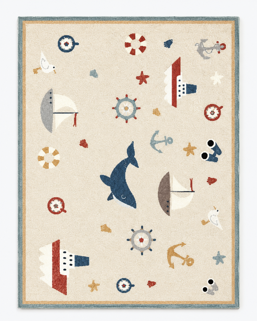 Tapis Enfant Crème - Basile