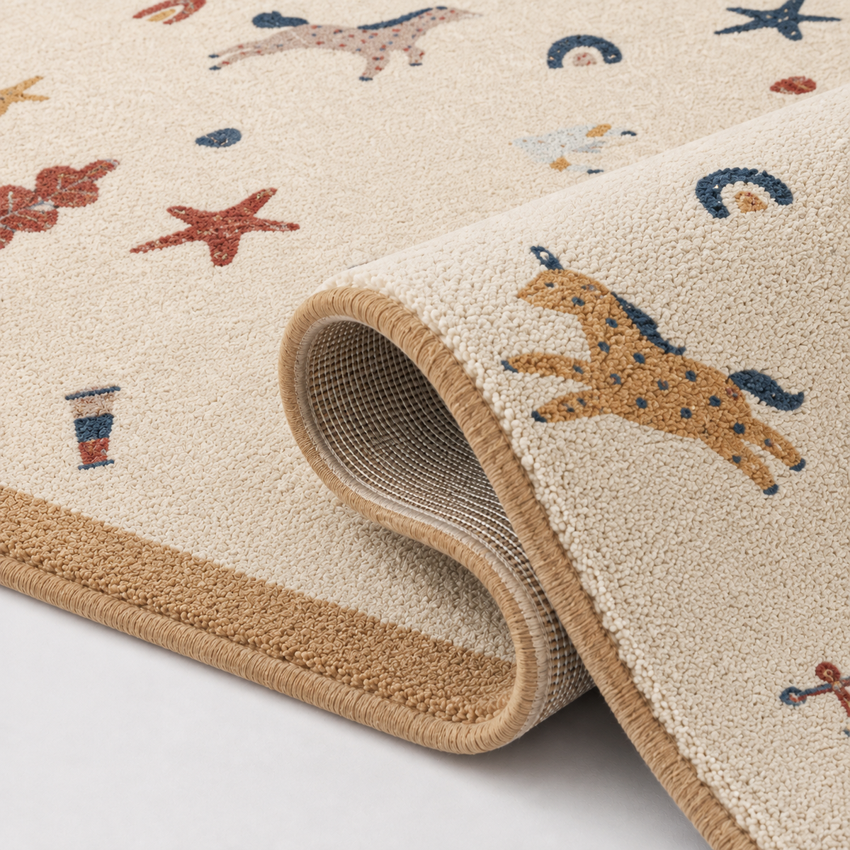 Tapis Enfant Crème - Teddy