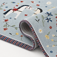Tapis Enfant Bleu Ciel - Lila