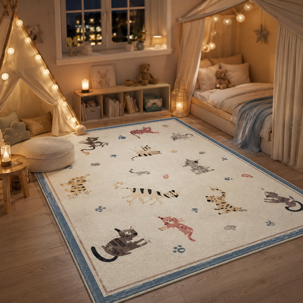 Tapis Enfant Crème - Sweetie