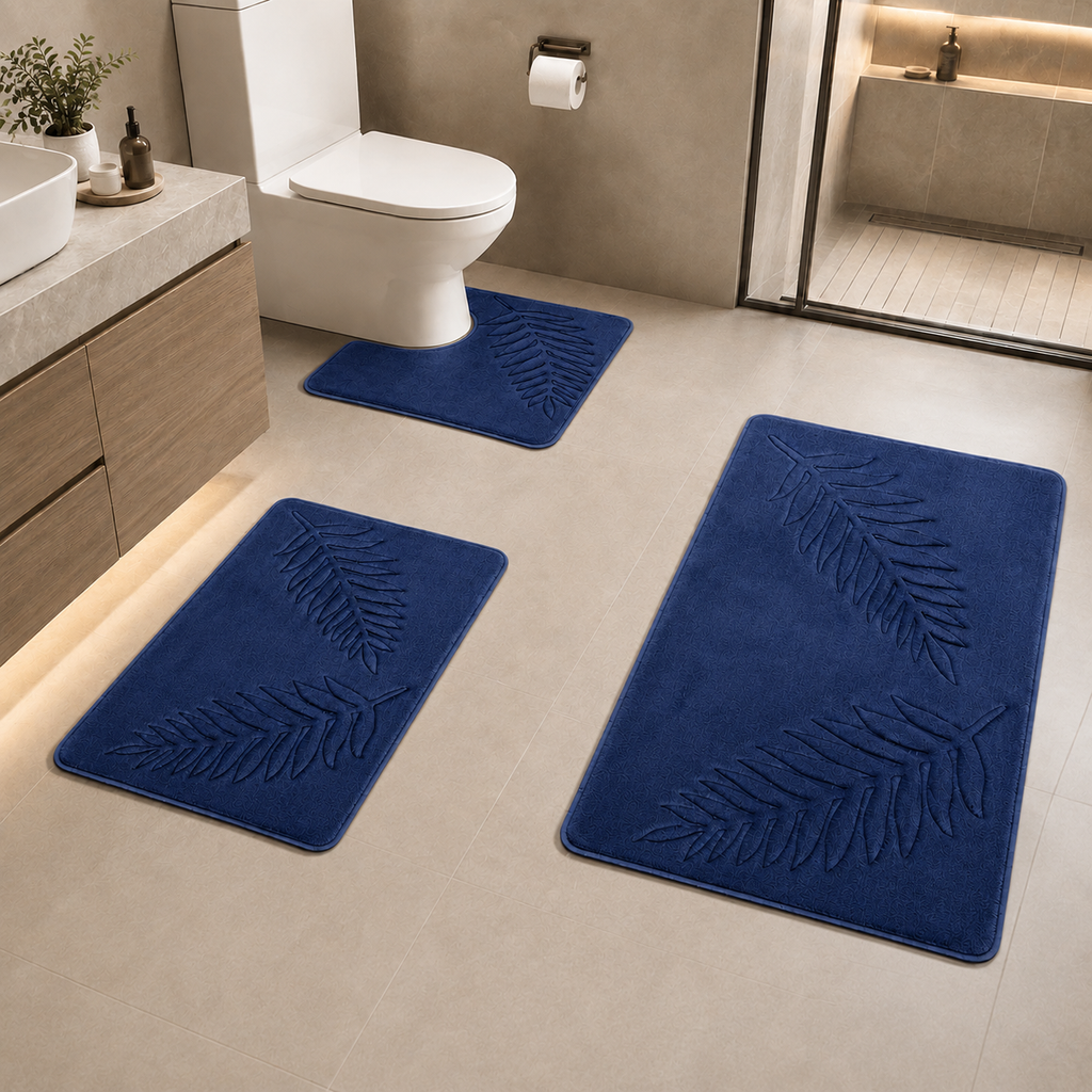 Ensemble de 3 Tapis de Bain - Sylva