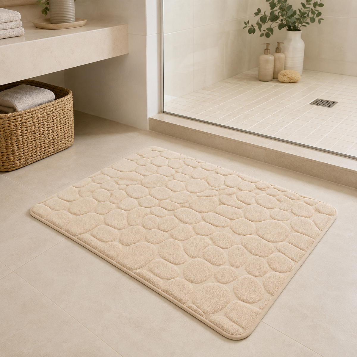 Tapis de bain - Pebble