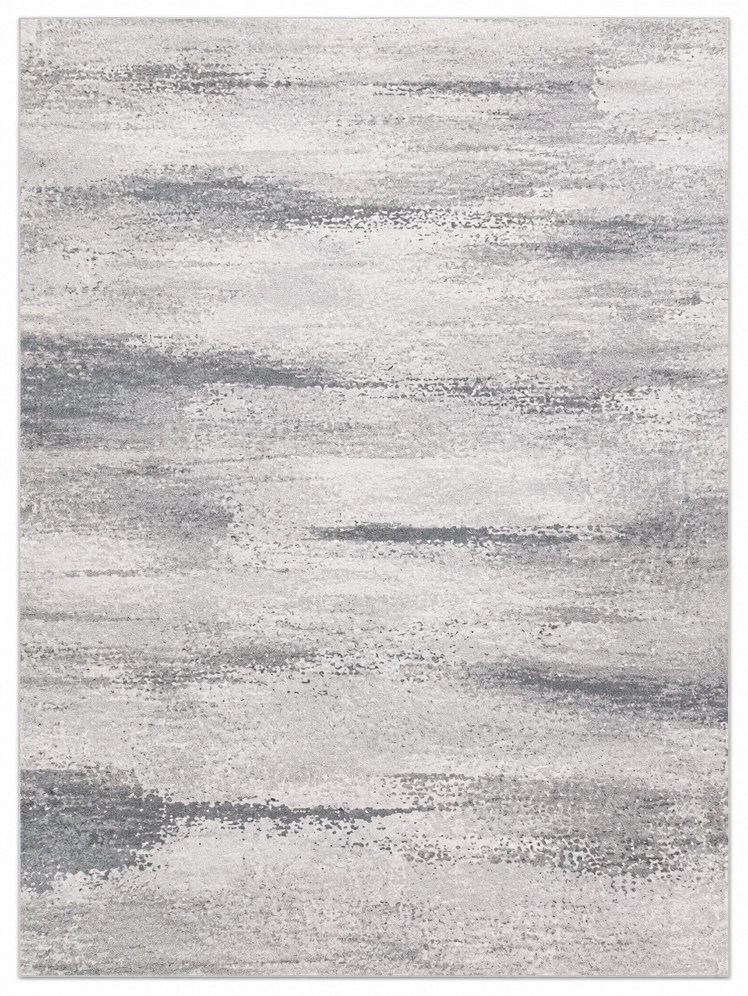 Tapis Moderne Design Gris Argenté - Lysandre