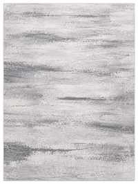 Tapis Moderne Design Gris Argenté - Lysandre