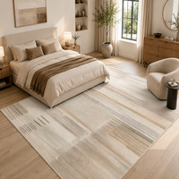 Tapis Moderne Design Beige Sable - Alya