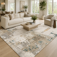Tapis Moderne Design Beige et Taupe - Calista