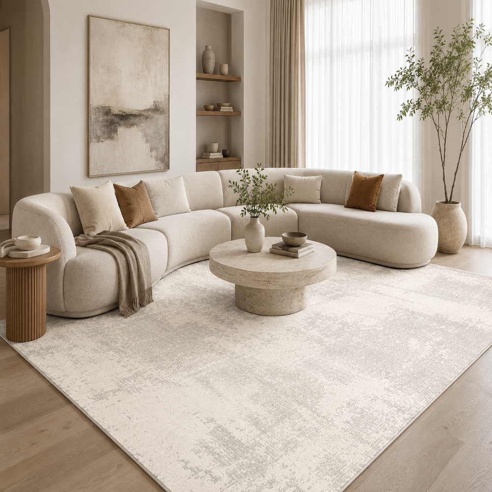 Tapis Modern Design Beige - Sélene