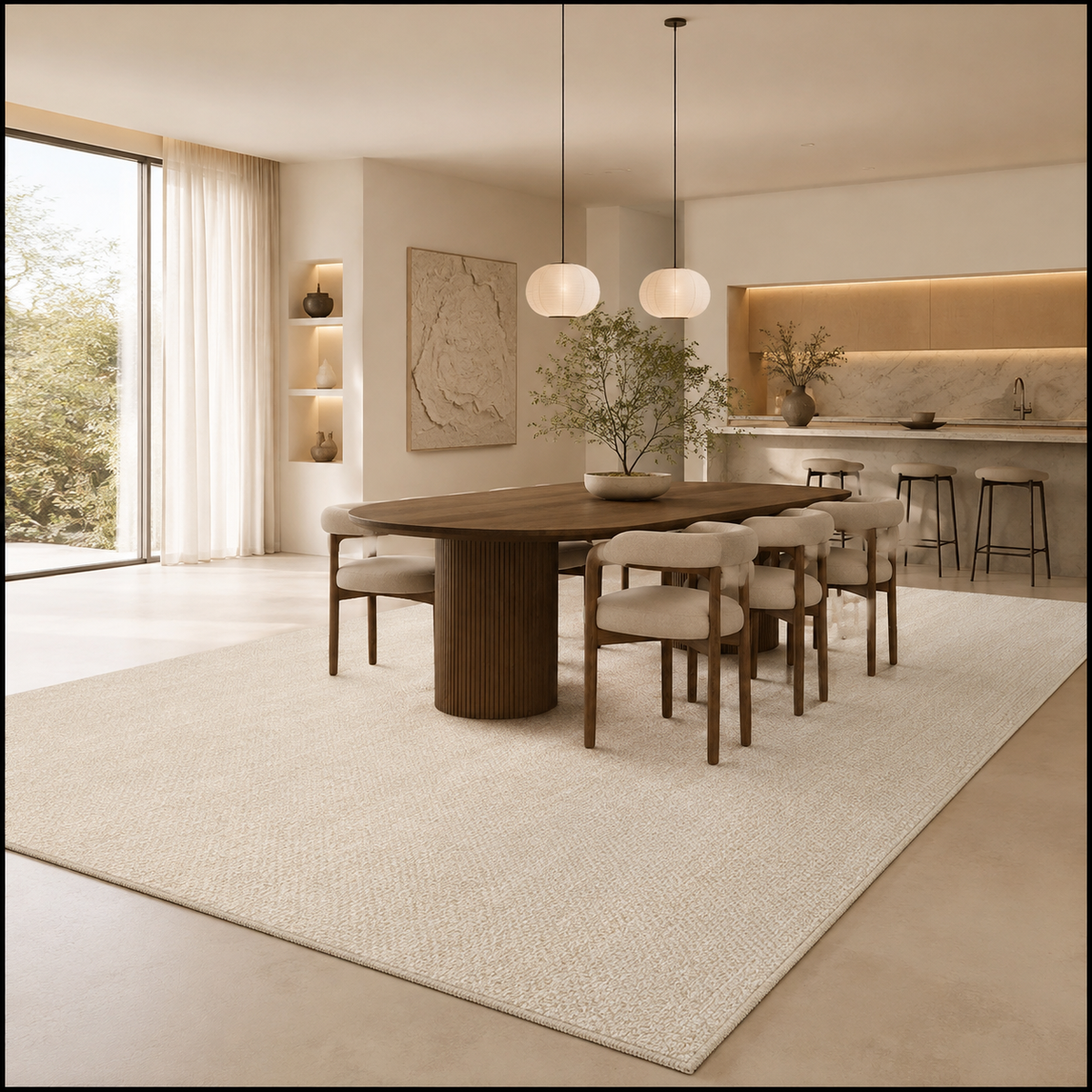 Tapis Scandinave Beige - Linéa