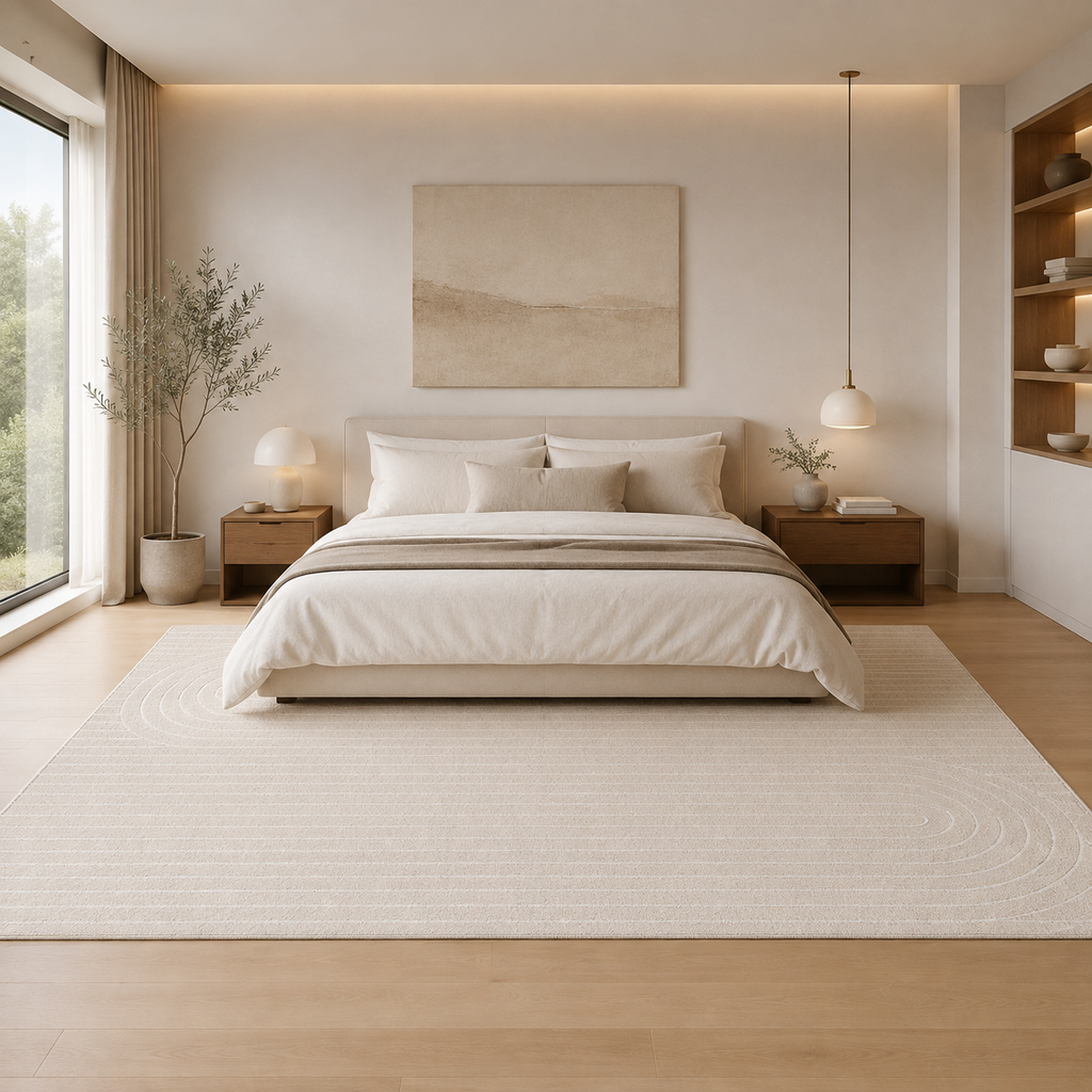 Tapis Scandinave Crème - Sora