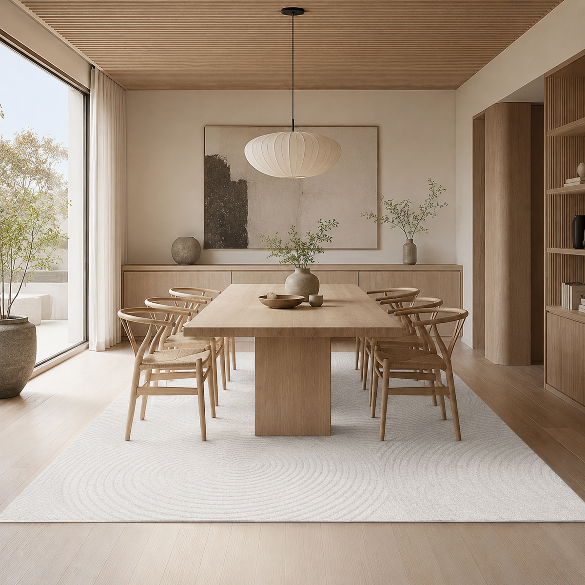 Tapis Scandinave Beige - Elio