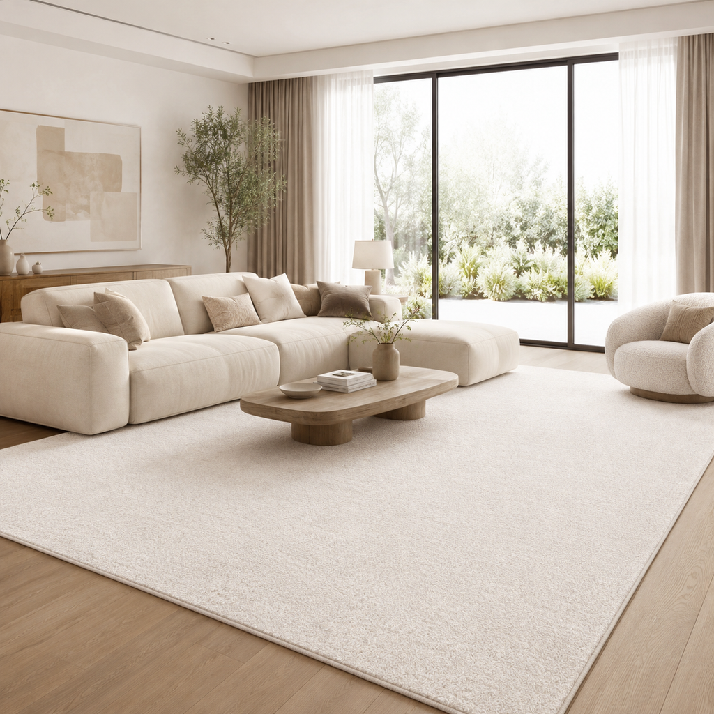 Tapis Uni Crème - Naya