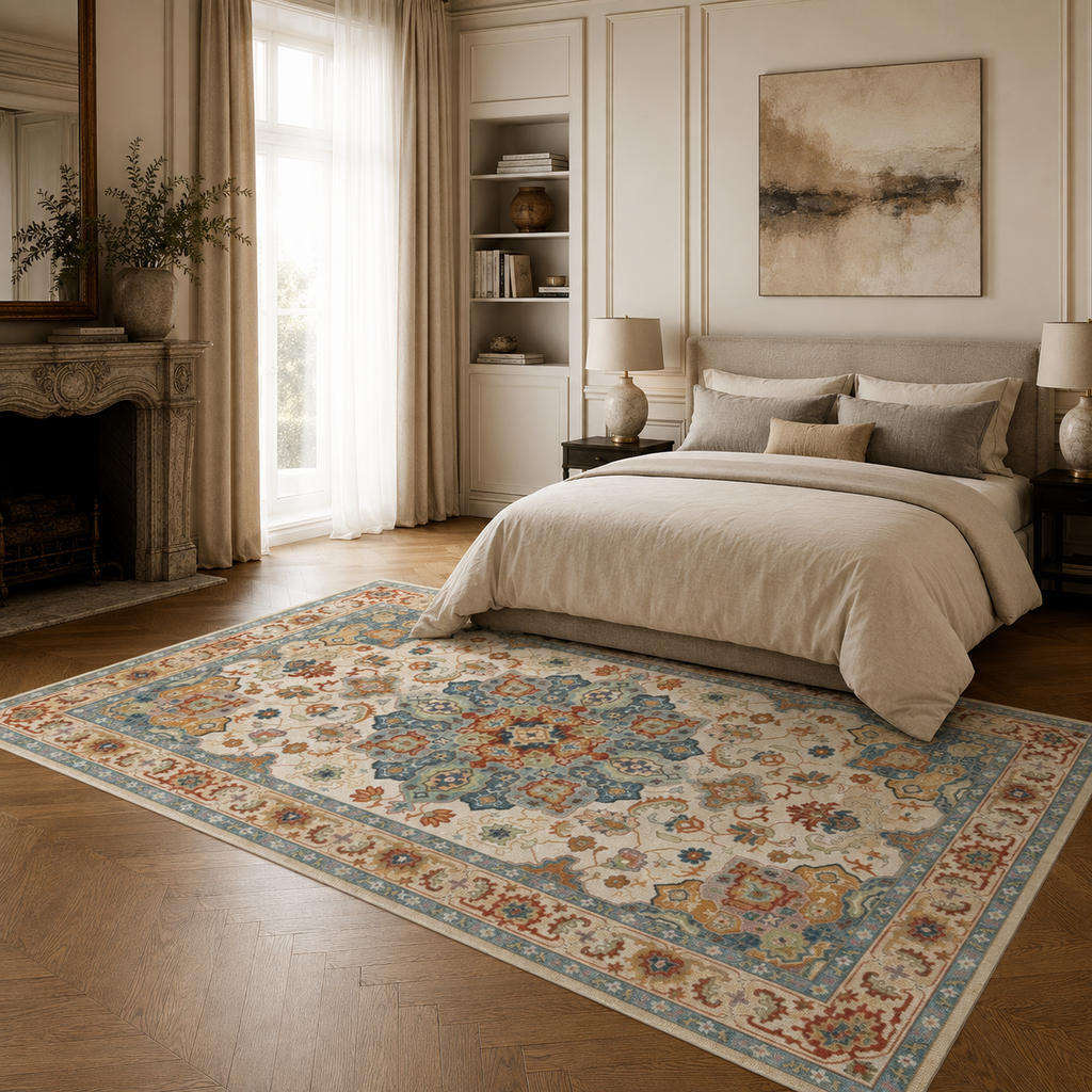 Tapis Oriental Ivoire - Sienna