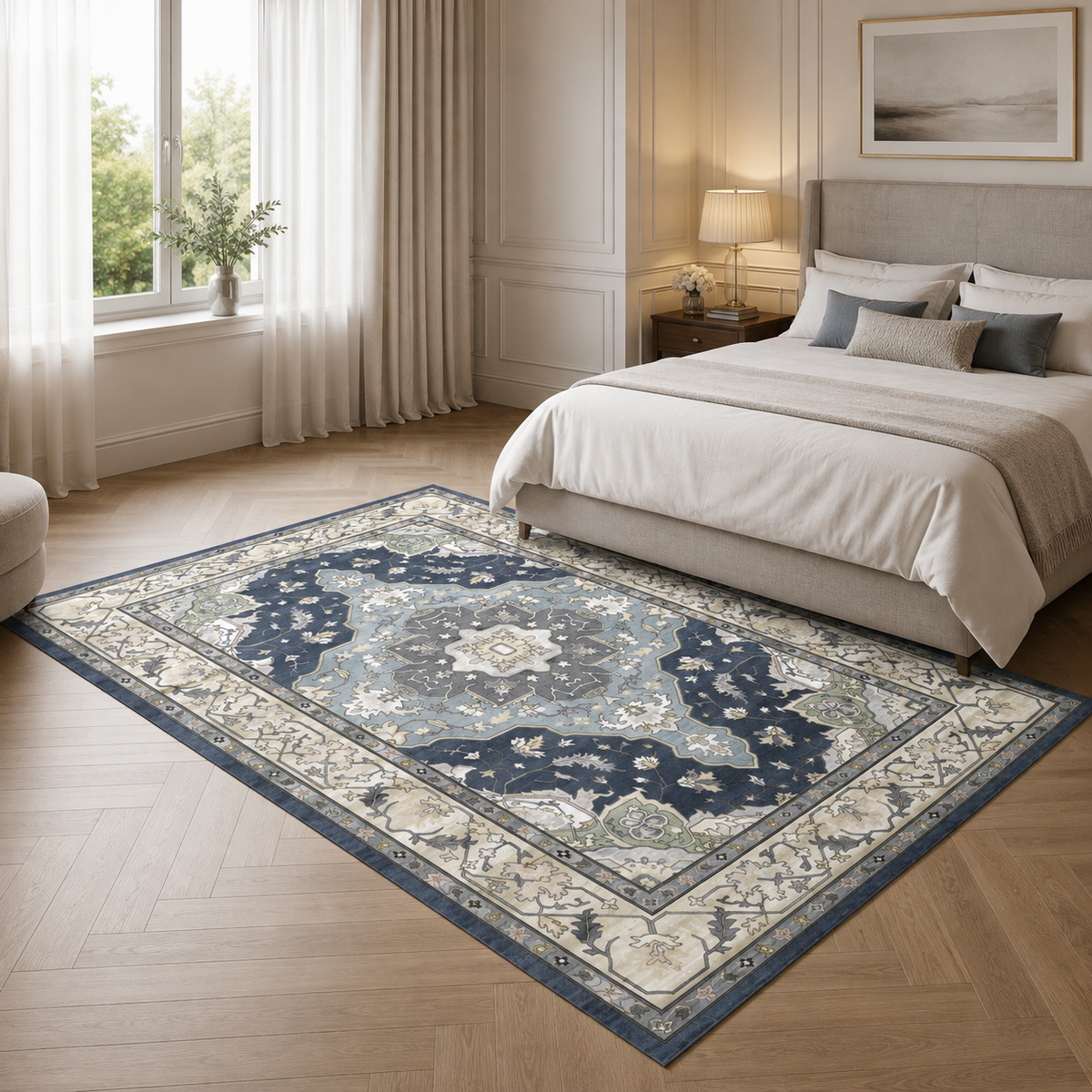 Tapis Oriental Bleu - Naël