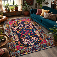Tapis Oriental Bleu Multicolore - Darya