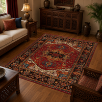 Tapis Oriental Rouge Terracotta - Rami