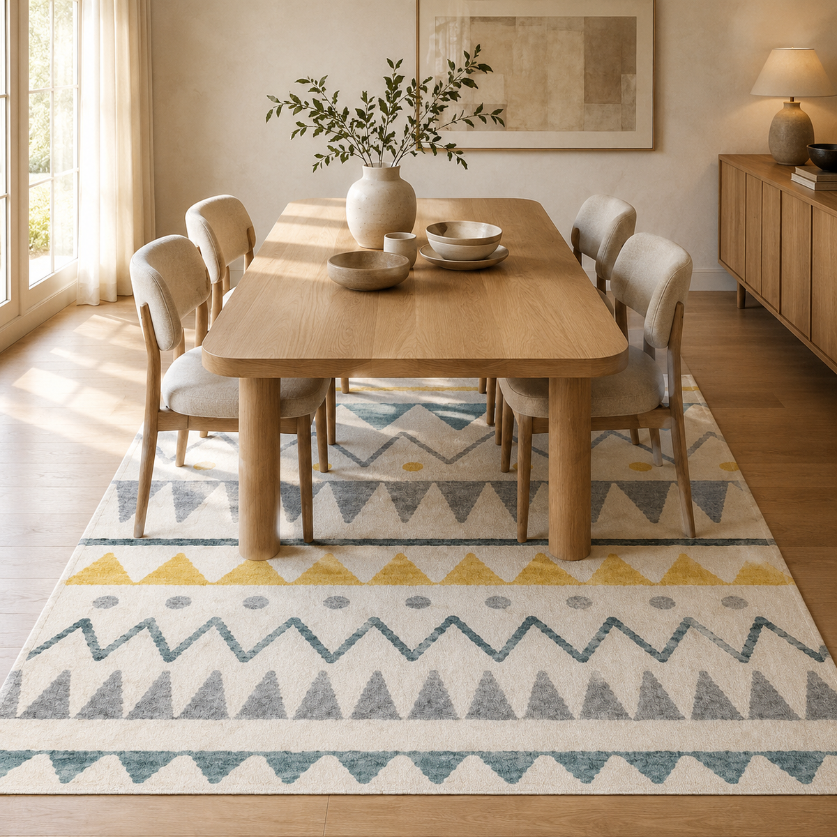 Tapis Berbère Crème - Atlas