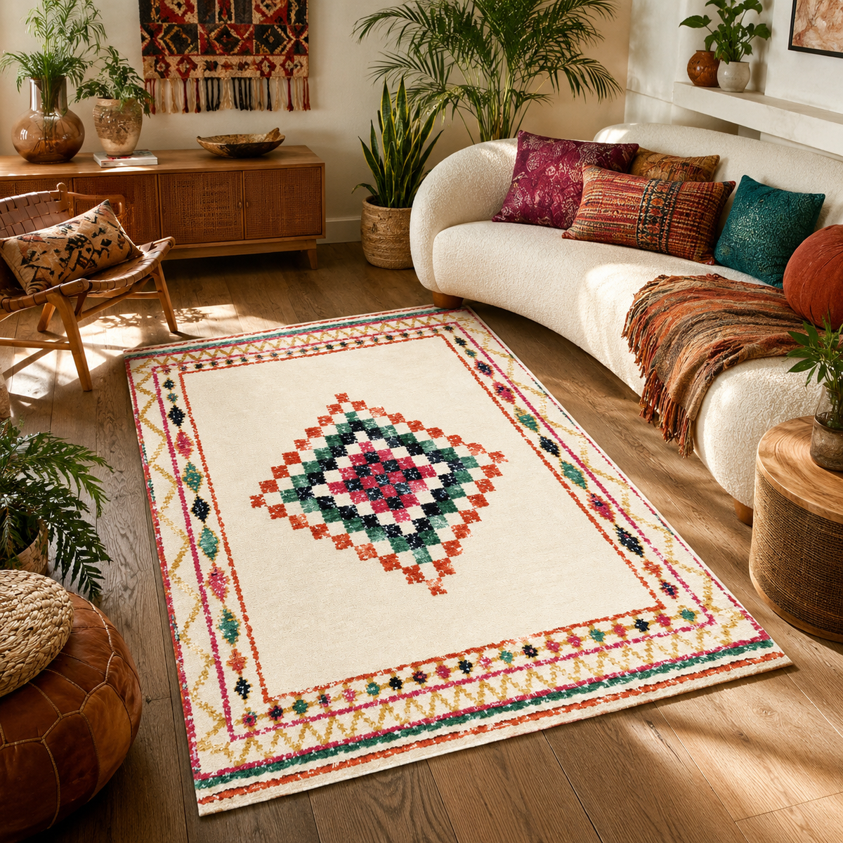 Tapis Berbère Crème - Azilal