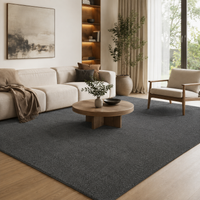 Tapis Uni Gris Anthracite - Soren