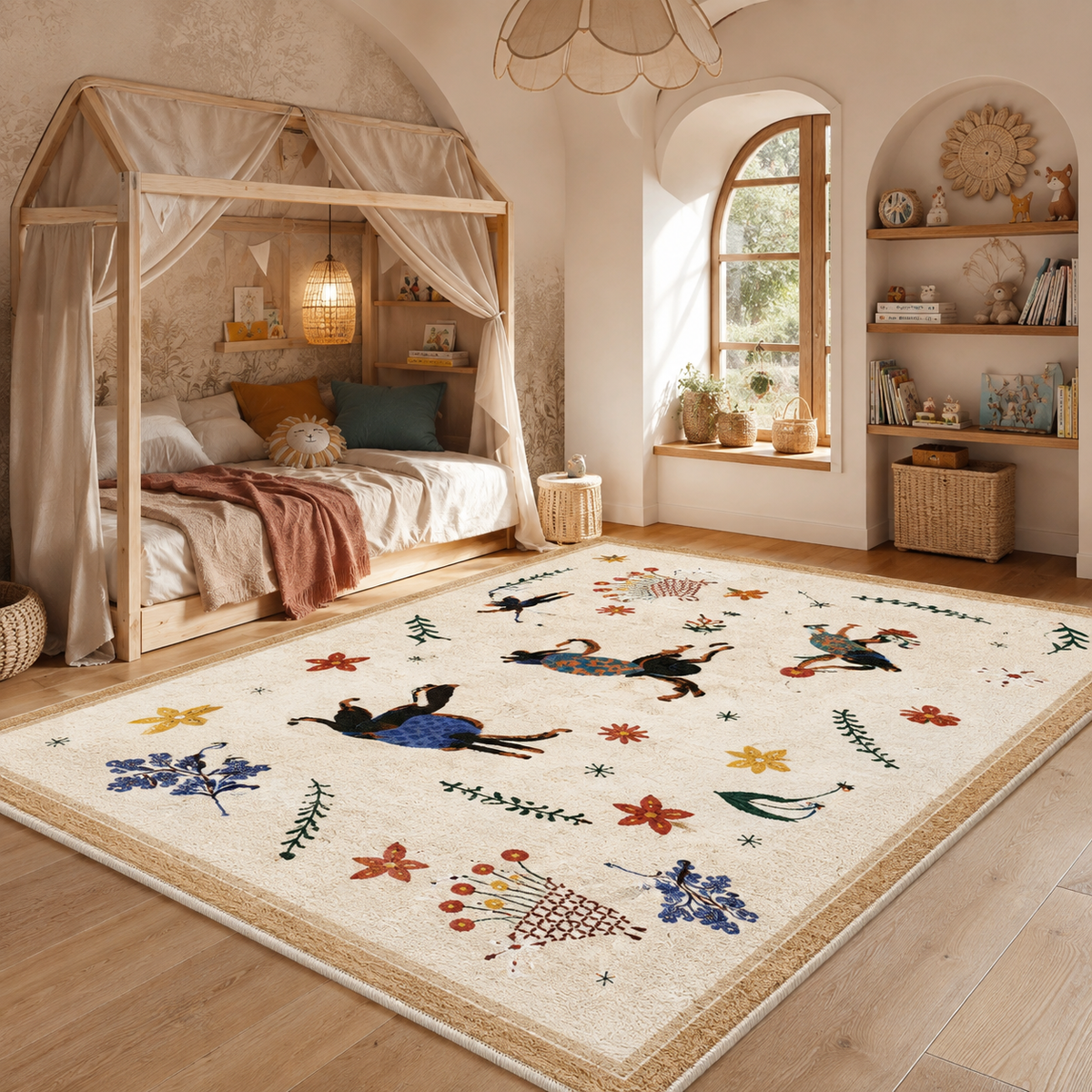 Tapis Enfants Crème - Nino