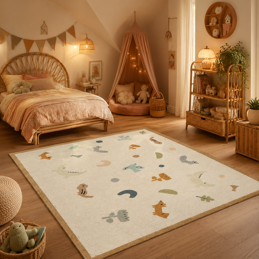 Tapis Enfant Crème - Cosy