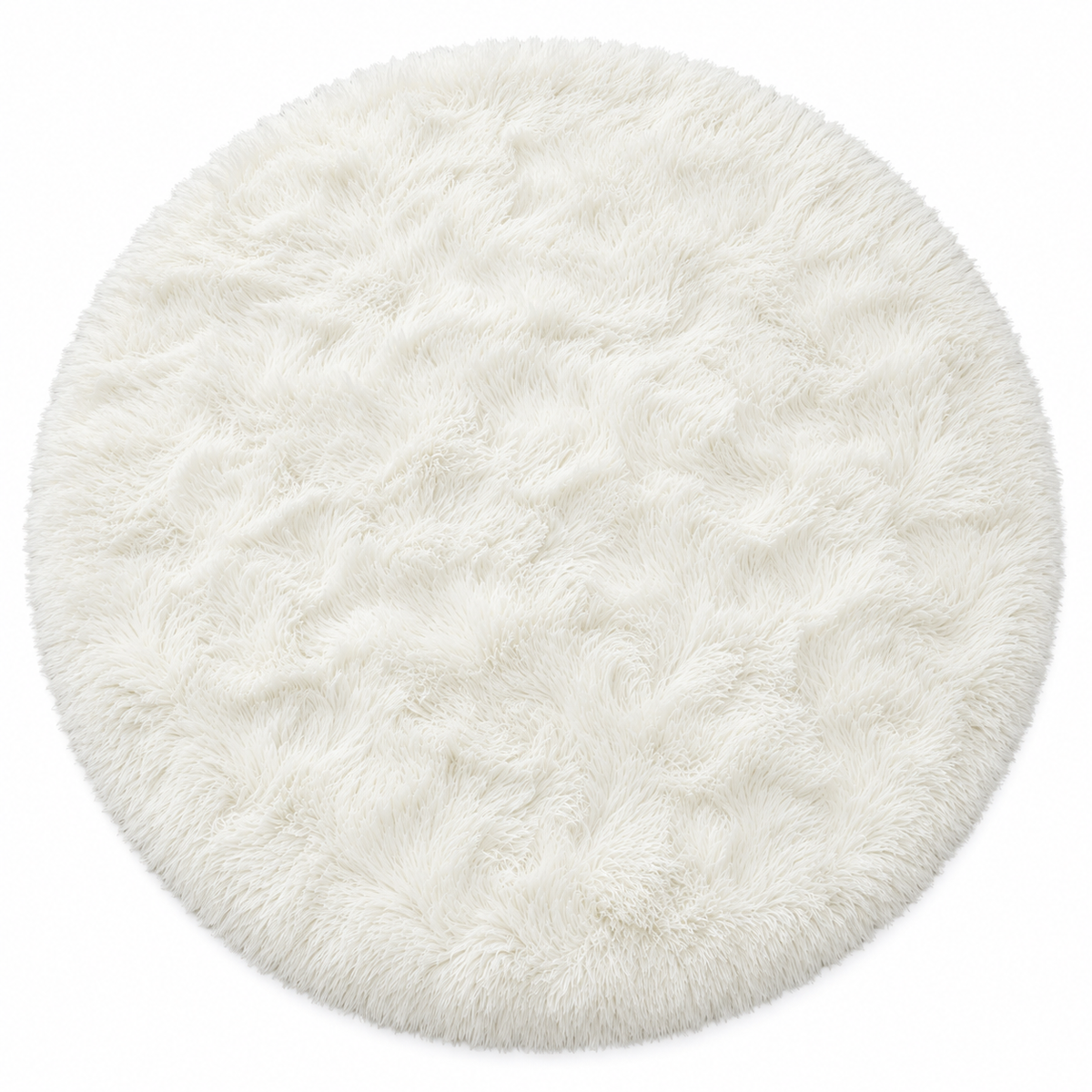 Tapis Shaggy / Poils long Rond - Noma – vue 7