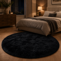 Tapis Shaggy / Poils long Rond - Noma